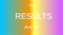 Contest results!