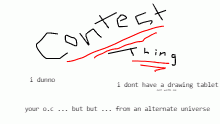 A contest that has no thought in it