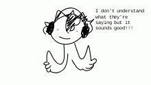 Listening to English music