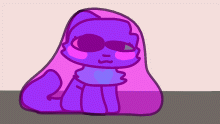 Laila under a blanket (animation)