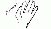 hand for person