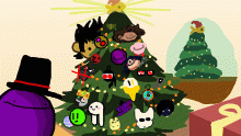 drawn christmas <3