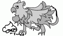 A Griffon Statue
