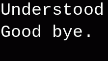 I won't be back on.