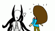 you are scared of sexy slenderman