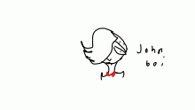 Doodle of my gay John boi