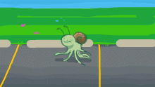 him walking