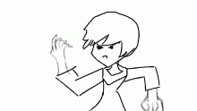 eats garlic bread