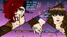 "Don't cry my dear"