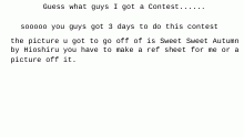 contest plz do this