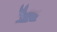 blue bun