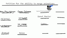 merge anims