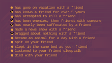 wow what a sad life