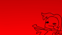 The homepage is blinding me withred