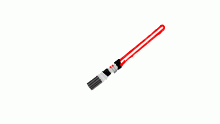 red lightsaber