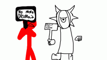 A protest