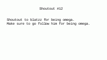 Shoutout #12