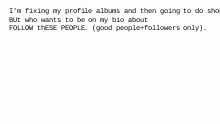 WANT TO BE ON MY BIO?