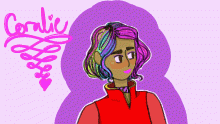 Coralie inavery high collared shirt
