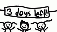 3 MORE DAYS OF SKOOL LEFT!!!
