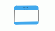nametag thing