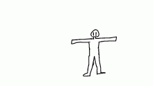 t pose