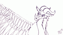 Fanart sketch for @Dodo