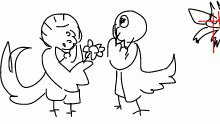 When birbs start acting to nice