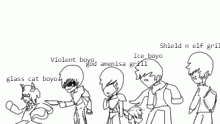 me makes characters