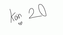 20 koin for the commissions
