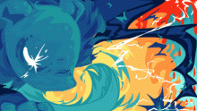 it's the colorful feathers