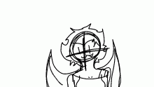 a fast sketch of dragon gorl