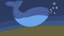 Whale Line-less art