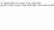 Listen to my song