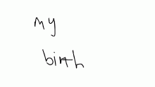 its my birthday