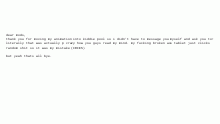 read (for the mod who did this owo)