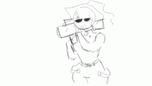 bubble was a mean sniper lady