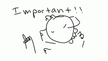 important message