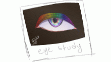Rainbow eye @roselilies