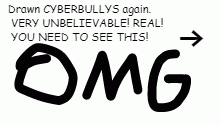 OMG DRAWN CYBERBULYS US AGAIN!?