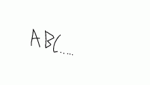 Write the alphabet