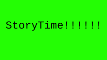 #STORYTIME