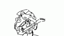 Playing guitar is hard man