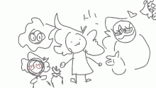 messy scribbles