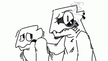 Dopie and his uncle Rockko.