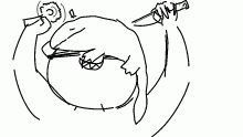 so he die