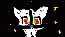 a run-away wolf with muzzel