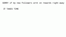 Rewards message