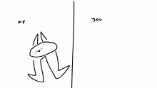 draw leg cat