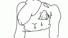 I scared myself with my own art
